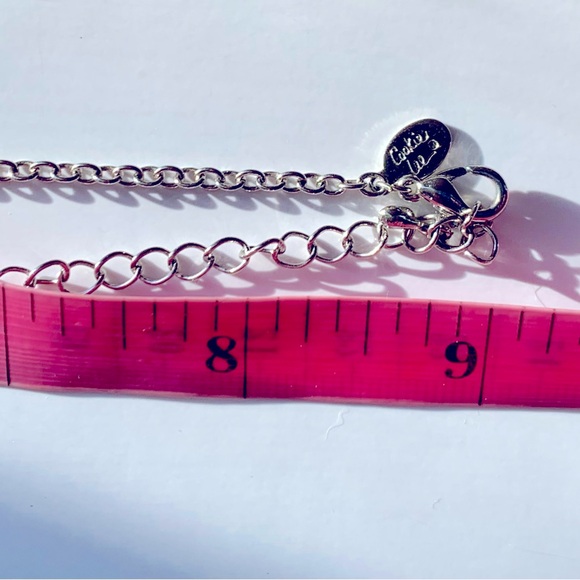 🦏 Rhinestone Dangle Necklace by Cookie Lee - Picture 6 of 9